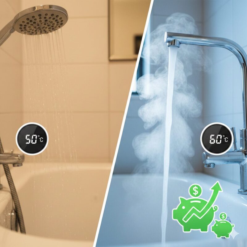 You said 【比較】エコキュート50度vs60度どっちが節約？電気代の差とおすすめ設定