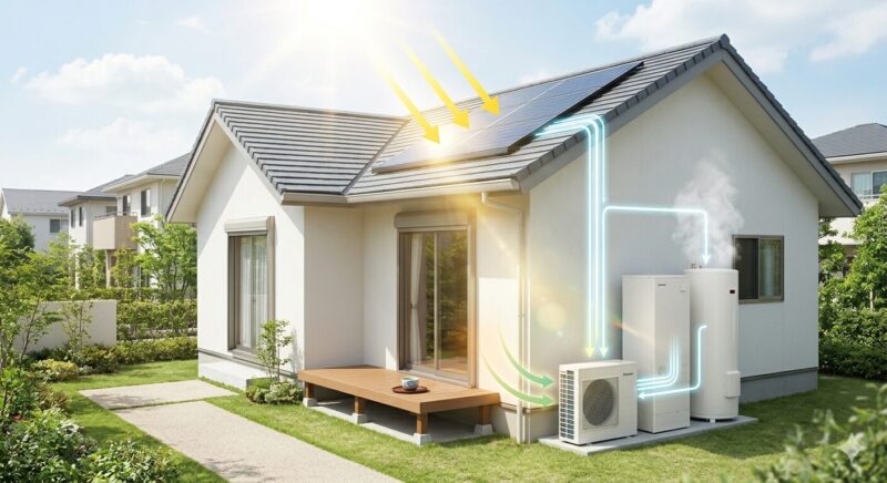 【おひさまエコキュート徹底解説】蓄電池なしでも電気代を半分にする方法